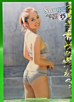 セクシーカード　　ZR3⭐︎032 Saaya Irie 32 15th Anniversary Official Photo Racer Card Japan TCG