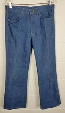 Vintage Lee Cotton Denim Jeans Flare USA 34