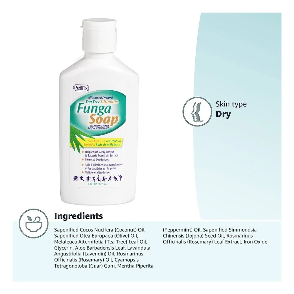 Jabón funga PediFix Tea Tree Ultimates 6 oz Foto 2 de 4