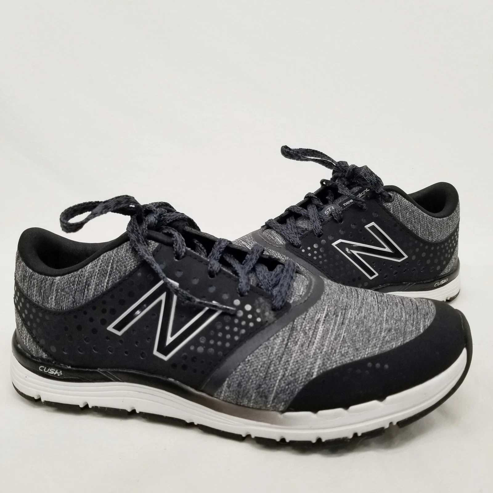 ✴ Scarpe da ginnastica New Balance antracite e nere stringate scarpe da tennis sportive taglia 7 5 B ✴