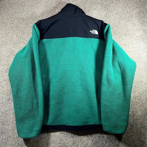 The North Face Retro Denali Fleece Jacket Mens S Teal Black Full Zip Long Sleeve - Picture 13 of 15