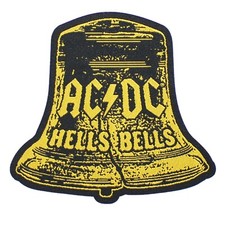 AC/DC Hells Bells Logo New & Official Patch 100mm x 92mm