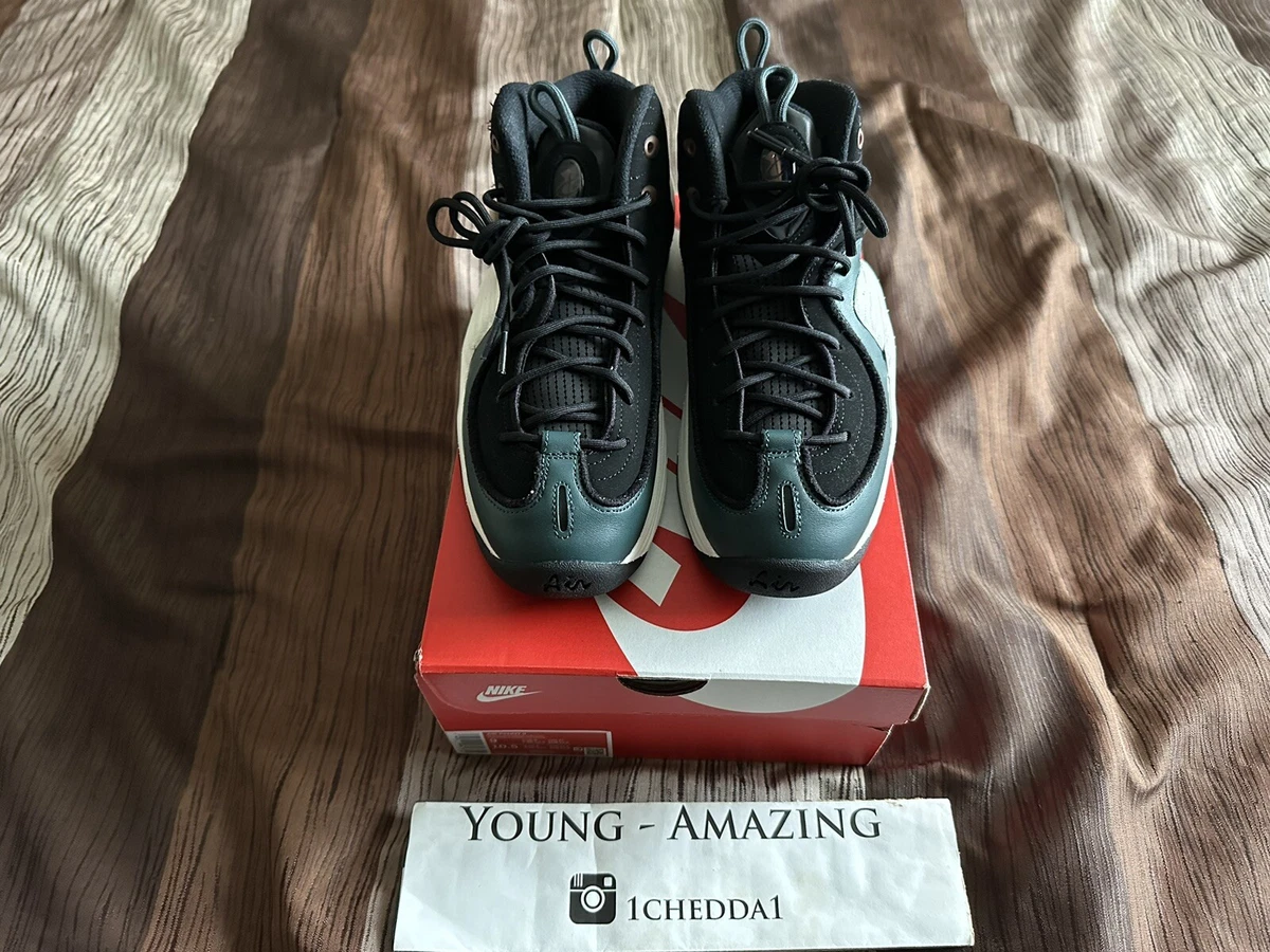 Nike Air Penny II Black Faded Spruce Size 9 DV3465-001