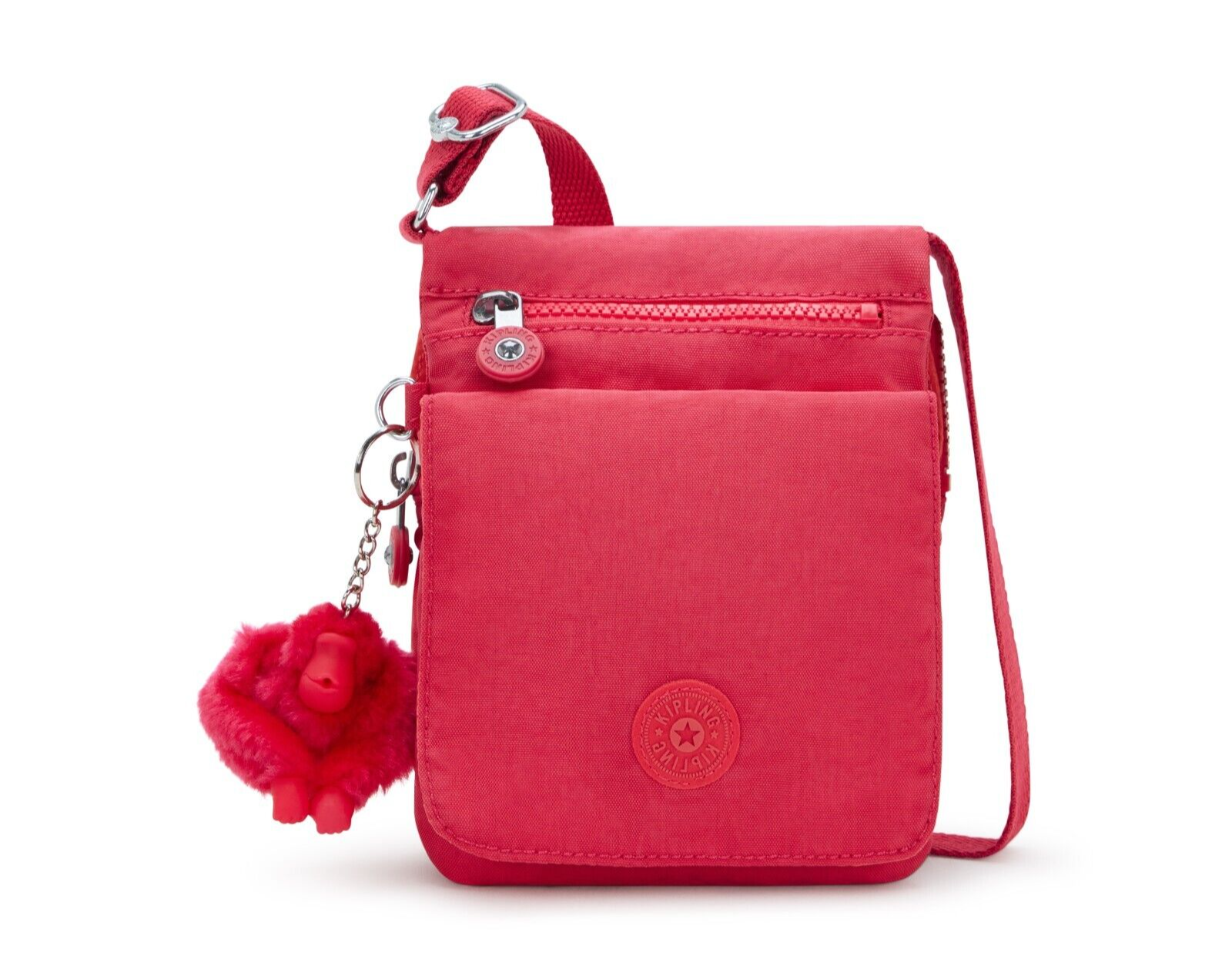 Kipling NEW ELDORADO Small Crossbody Bag - Resort Pink RRP £59