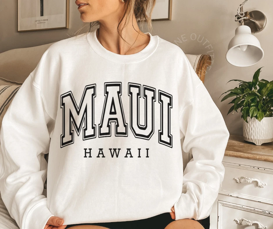 Maui Hawaii Crewneck Sweatshirt