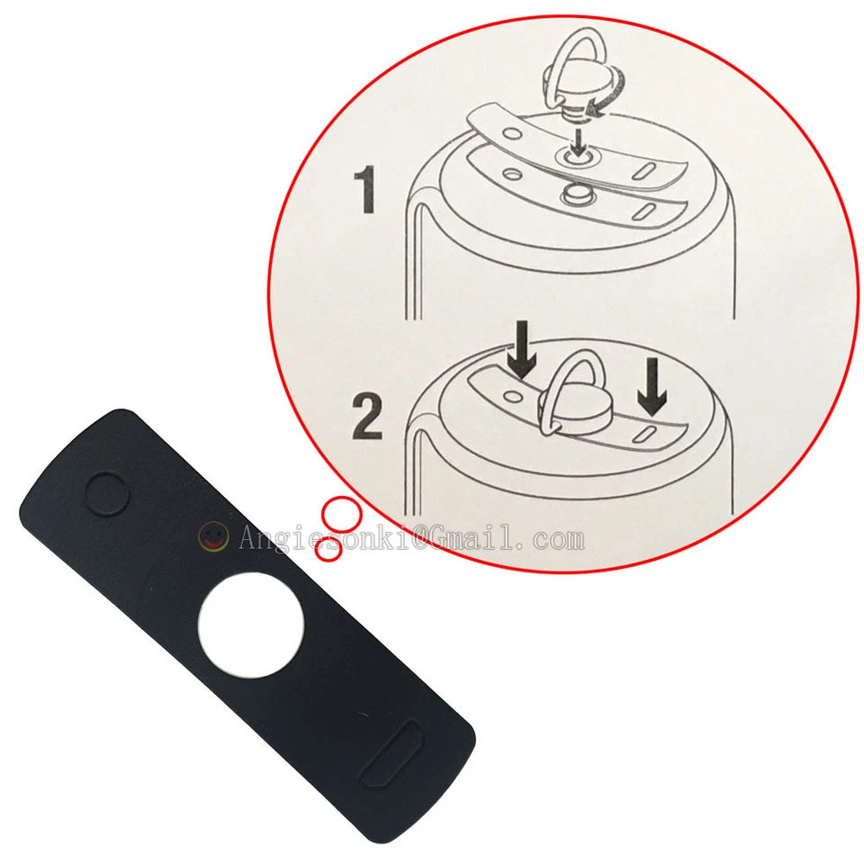 Caoutchouc Rubber Plug Cover for Logitech UE Boom 2 Speaker 984-000436 - Image 3 of 4