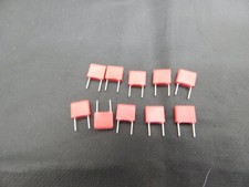 WIMA MKS2 0.1UF 63V 5 100nF METALIZED FILM POLY CAPACITOR RADIAL - LOT OF 10