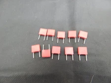 WIMA MKS2 0.1UF 63V 5% 100nF METALIZED FILM POLY CAPACITOR RADIAL - LOT OF 10