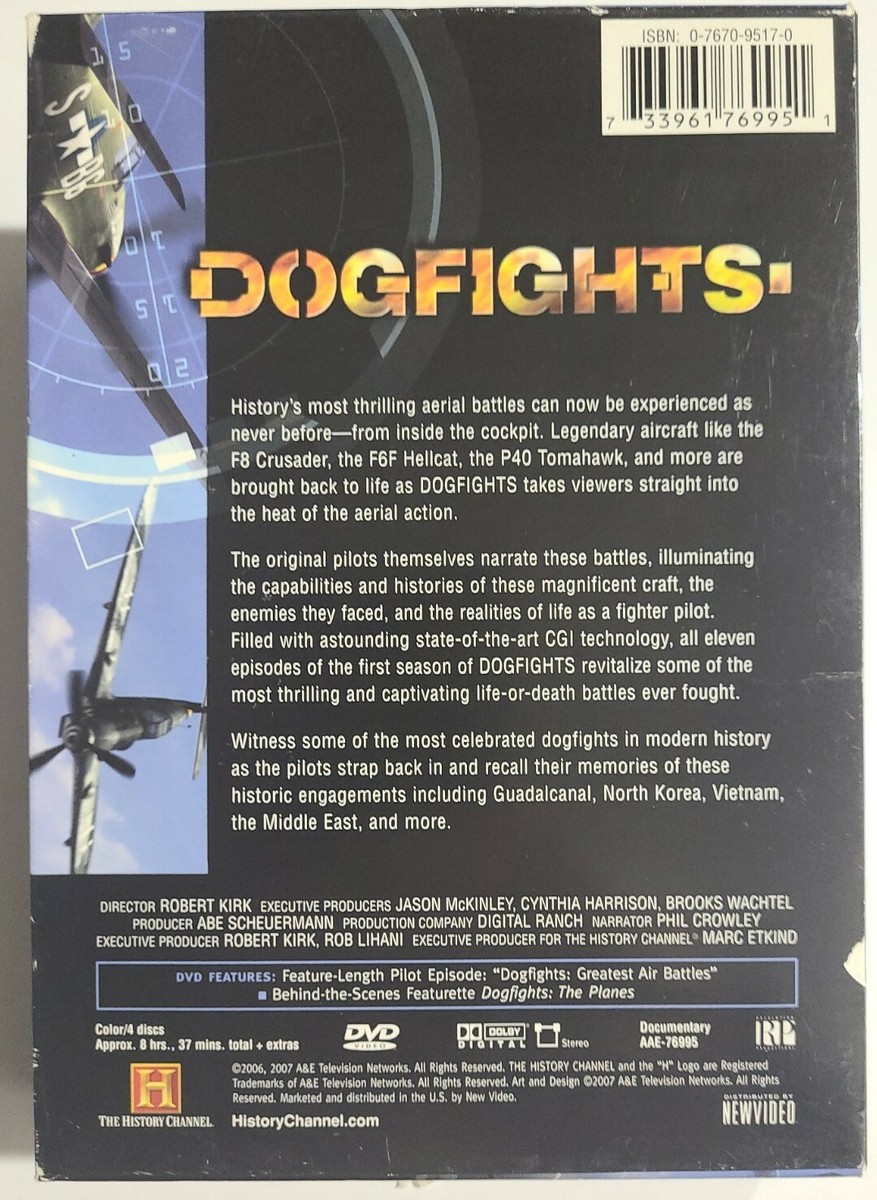 Dogfights: The Complete Season One DVD Set (2007, 4-Disc
