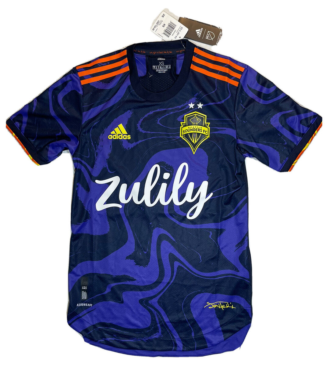 adidas Seattle Sounders Hendrix Soccer Authentic Jersey adidas Seattle Sounders Hendrix Soccer Authentic Jersey