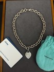 Tiffany&Co. Sterling Silver 925 Heart Tag Necklace