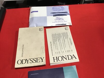 2002 Honda Odyssey Owners Manual eBay