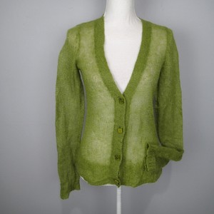 thin wool cardigan