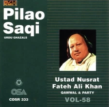 Pilao Saqi Vol 58 By Ustad Nusrat Fateh Ali Khan & Party - Qawwali CD
