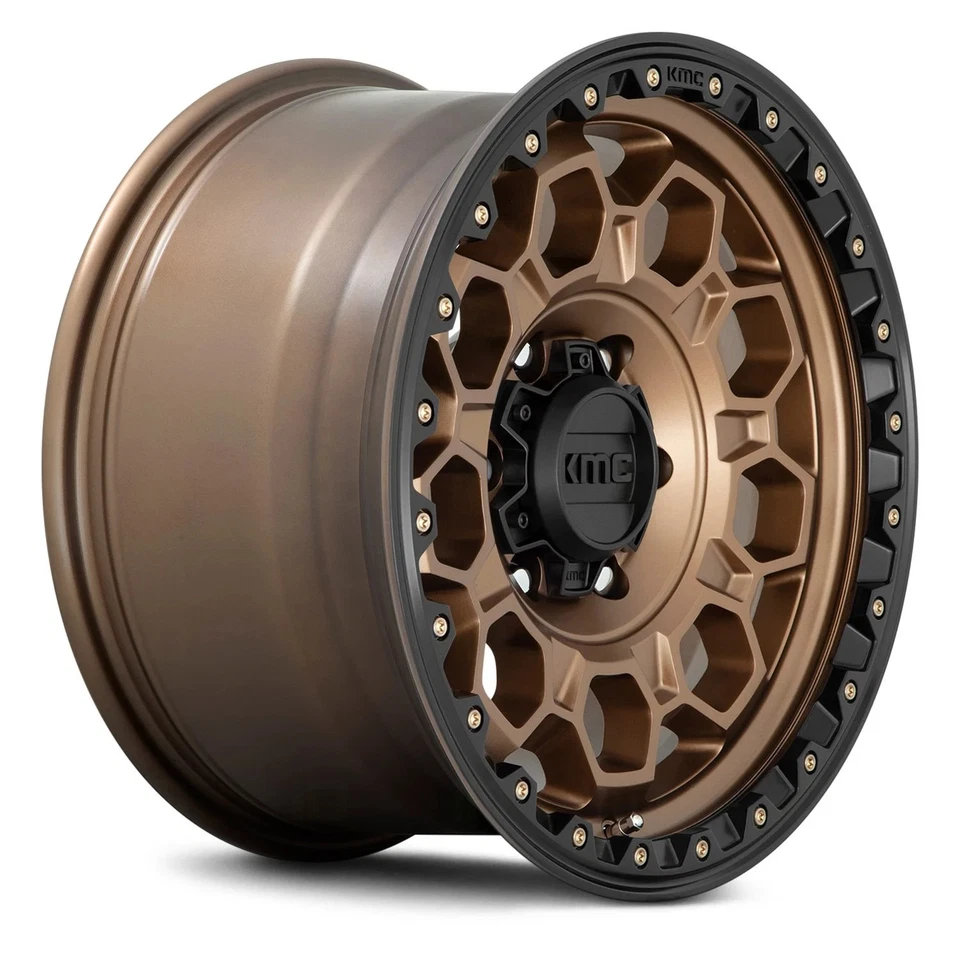 KMC KM545 TREK Wheel 17x8 (35, 5x114.3, 72.56) Bronze Single Rim Foto 3 de 4