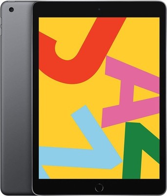 Apple iPad 7th Gen 10.2in Wi Fi + 4G 32GB   Space Grey  Unlocked -VERY GOOD