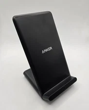 Anker A2524 PowerWave 10W Max Wireless Fast Charging Stand - Black  2 Available