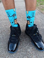 Jordan 11 Gamma blue Socks To Match