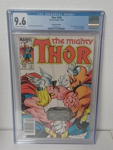 THOR #338 Newsstand (Marvel, 1983) CGC Graded 9.6 ~ Beta Ray Bill