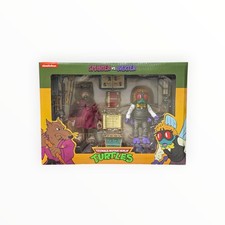 Neca TMNT Action Figures Splinter vs. Baxter VG Mint