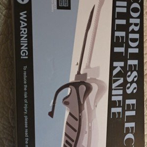 PROTMEX Cordless Electric Fish Fillet Knife CX-YD-01 Black/White