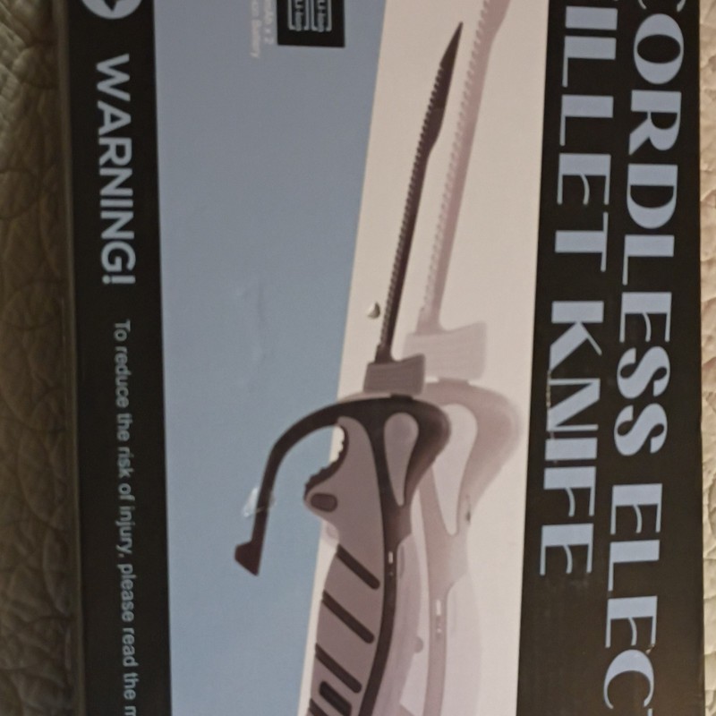 PROTMEX Cordless Electric Fish Fillet Knife CX-YD-01 Black/White
