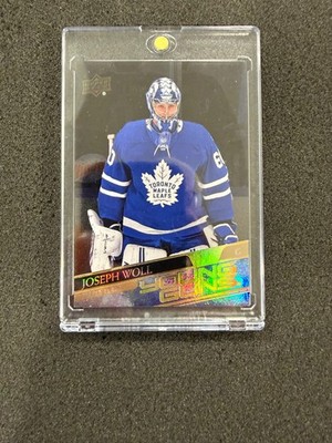 2020 Upper Deck Joseph Woll Toronto Maple Leaf SP Authentic Young Guns Acetate