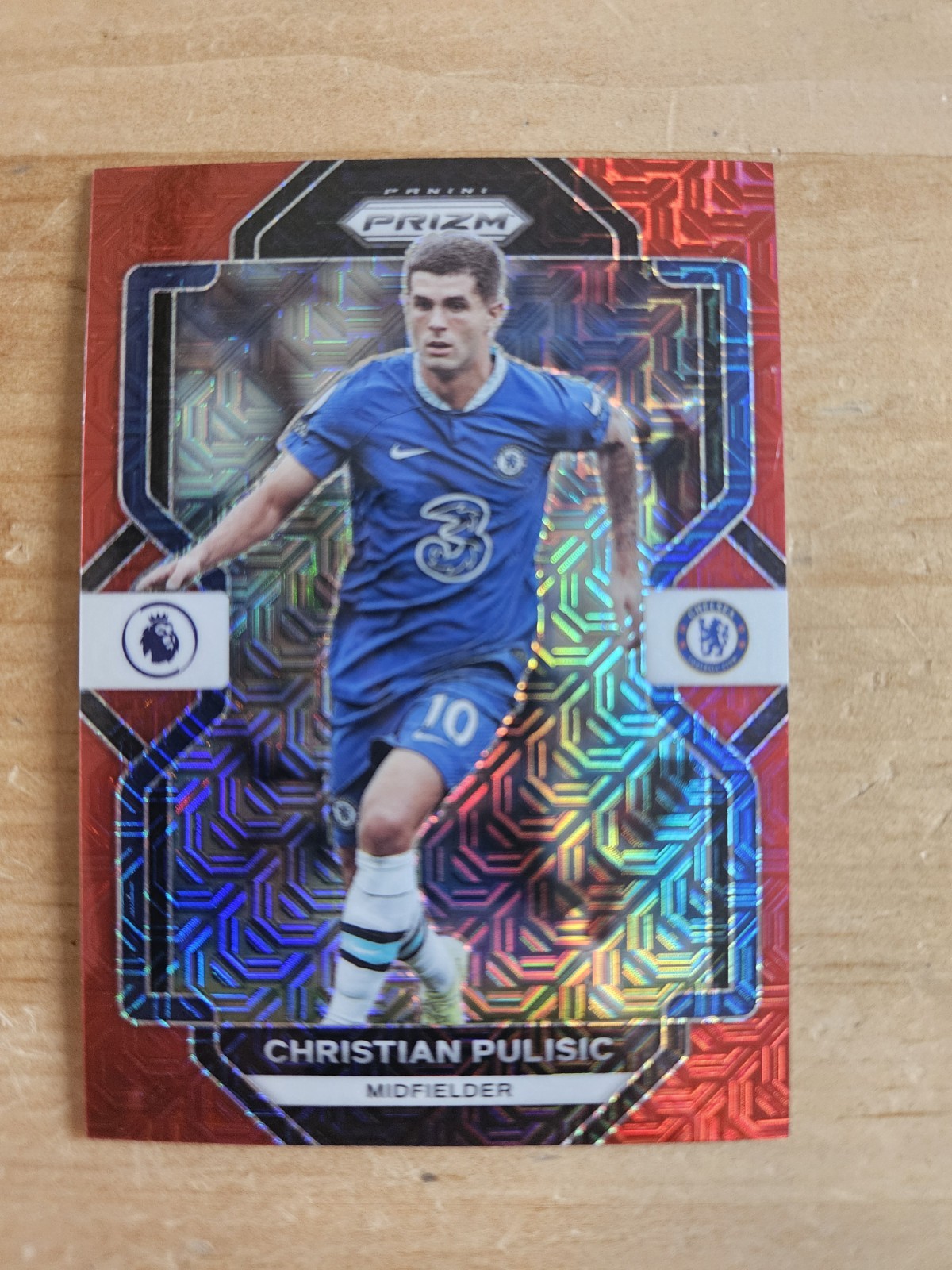 2022-23 Panini Prizm Premier League - Christian Pulisic #118 Red Mojo Prizm /99