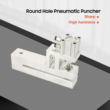 Round Hole Pneumatic Puncher BOPP Plastic PP Film Bag Hole Punching Machine 8MM
