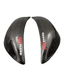 R&G carbon fiber tank sliders Ninja decal cover For Kawasaki ZX6R 636 2019-2024