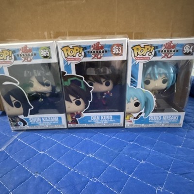 Funko Pop! Animation Bakugan Shun Kazami Dan Kuso Runo Misaki Set