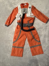 Disney Store Star Wars X-Wing Pilot Costume Size Toddler 4. Luke PO Halloween