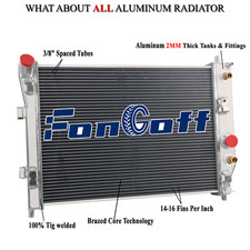 4 Row Aluminum Radiator Fit 2005-132011 Chevrolet Corvette C6 Ssr V8 6.0l 6.2l- 4 Row Aluminum Radiator Fit 2005-132011 Chevrolet Corvette C6 Ssr V8 6.0l 6.2l-
