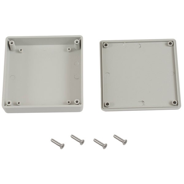 Hammond Miniature Plastic Enclosure 80 x 80 x 20 Grey