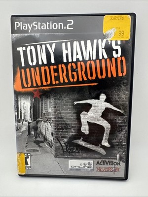 Tony Hawk's Underground (PlayStation 2, September 21, 2003) PS2 Complete CIB OOP