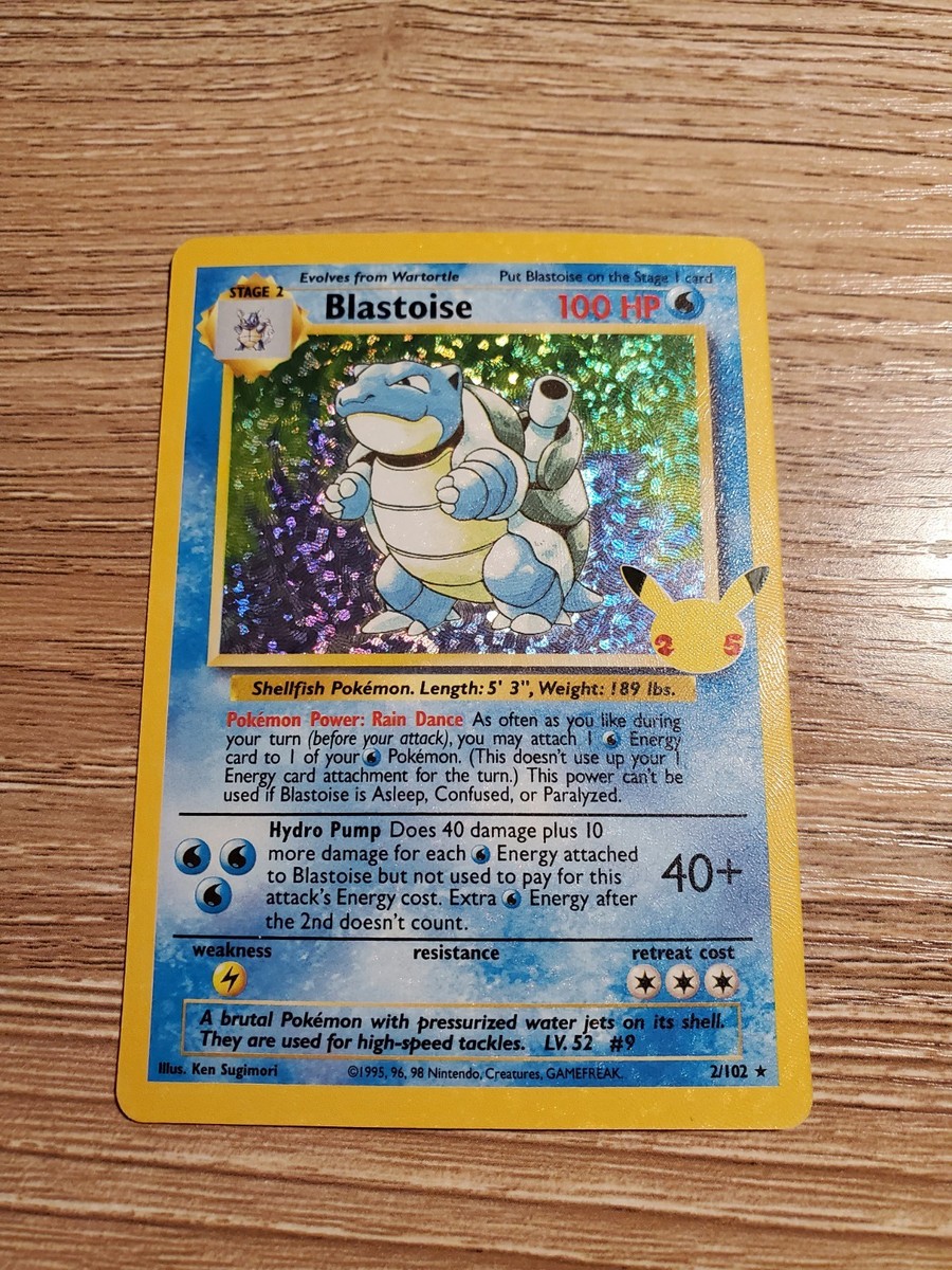 1995 blastoise pokemon card 25th anniversary Pokemon - Weezing (28/124) main image 1