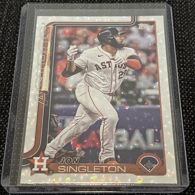 2025 Topps- Silver Patterned Foil #462 Jon Singleton- Houston Astros