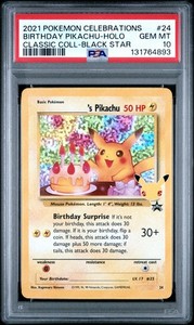 psa10 おたんじょうび ピカチュウ BIRTHDAY PIKACHU Psa 10 Birthday Pikachu | eBay
