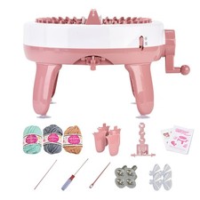 Mini 40Pin Knitting Machine Educational Toy for Kids Hats Scarves Sweaters Maker