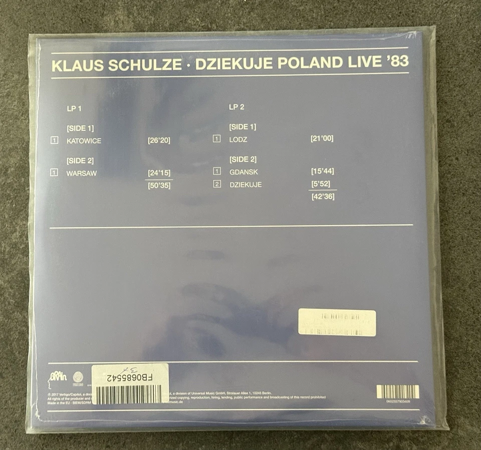 Klaus Schulze - Deus Arrakis Vinyl 3LP - 2022 - Neu - Bild 2 von 2