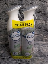  2-Pack Febreze AIR  PET ODOR ELIMINATOR 100 -Damaged Label See Photos