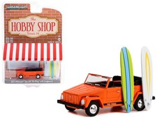 1971 Volkswagen Thing Type 181 Orange Surfboards Hobby Shop Greenlight 1:64