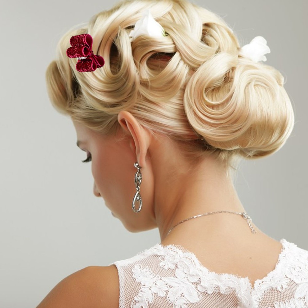 10 elastici per capelli per cani con strass foto 3