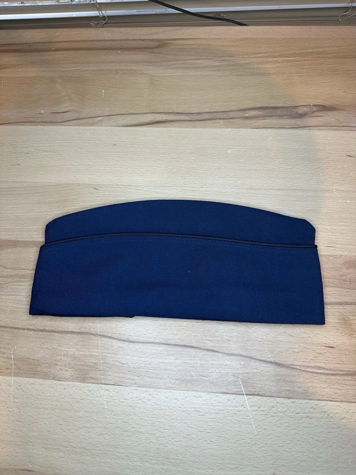 ВВС США синий мужчин гарнизон зачислен полета крышка размер 7 1/8 DLA - Изображение 4 из 4