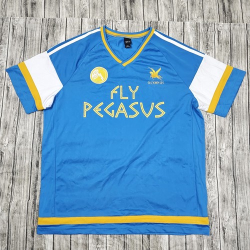 Disney Hercules Jersey Fly Pegasus Soccer Olympus Zero Hero Men’s 2XL Rare