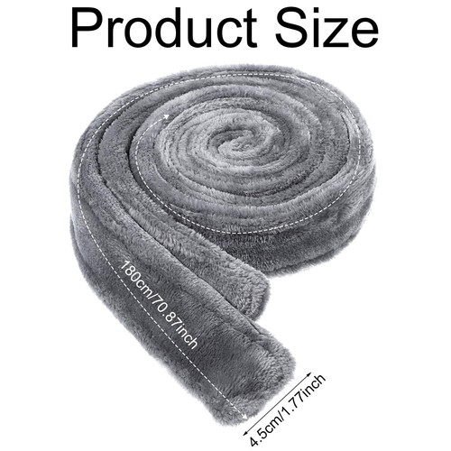 Robe Belt,180 x 4.5cm/70.87 x 1.77 in Robe Belt Replacement,Grey Robe Tie,Uni... - Picture 3 of 7