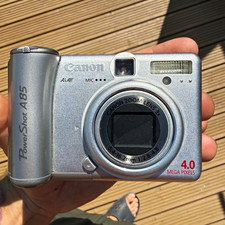 Canon PowerShot A85 Compact Digital Camera 4.0MP 3x Zoom 1.8in Flash Silver