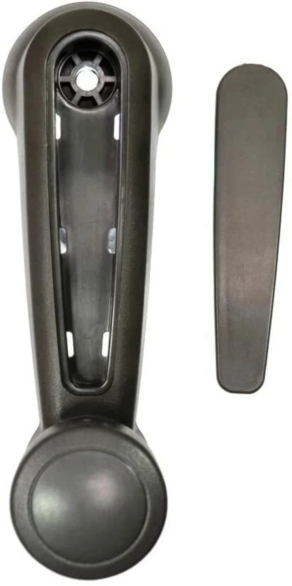 Black Front Left Interior Window Crank Handle For Kenworth & Peterbilt Trucks – Direct Fit