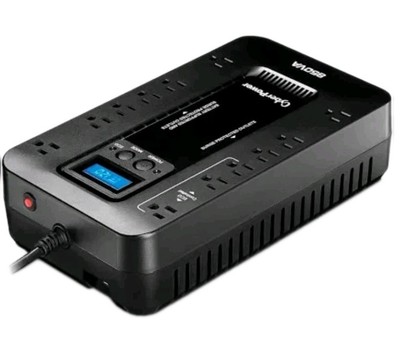 CyberPower Ecologic EC850LCD 850 VA 510 Watts 12 Outlets UPS