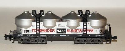 Minitrix 51 3586 00, Spur N,  Silowagen BASF, OVP, guter Zustand.